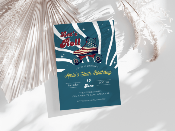 Download Roller Skating Party Invitation | Roller - Invitation Collection