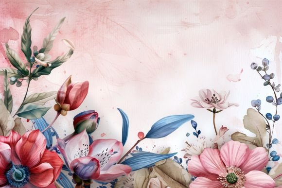 Download Watercolor Floral Frame - Premium Resources