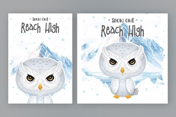 Download Nursery Decor, Snow Owl Poster - Owl Collection
