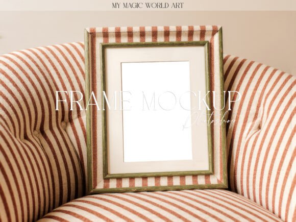 Download Vintage Cozy Interior Frame Print Mockup - Print Collection