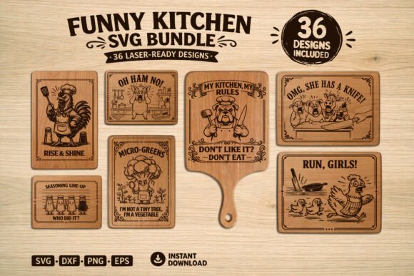 Download Funny Kitchen·Cutting Board Bundle - Board Collection