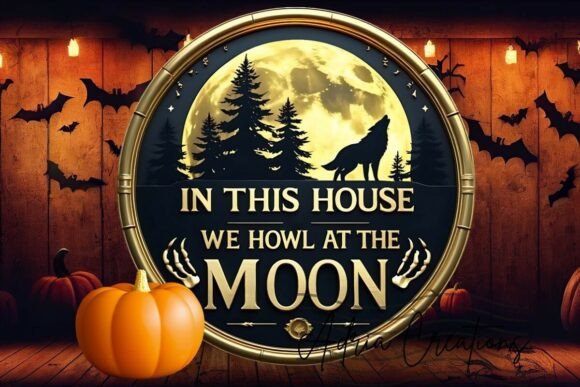 Download Halloween Howling Wolf Sublimation Png - Owl Collection