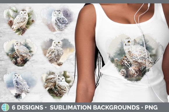 Download Christmas Snowy Owl Heart Distressed Cli - Owl Collection