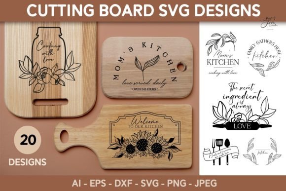 Download Cutting Board SVG Bundle Kitchen Quotes - Board Collection
