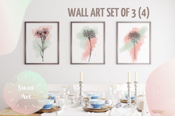 Download Retro Summer Flower Wall Art Printables - Print Collection