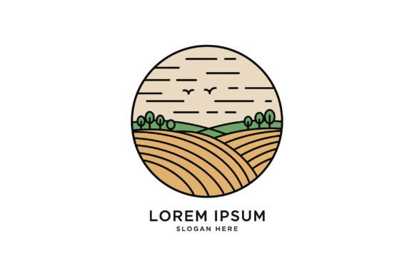 Download Rolling Hills and Farmland in a Circular - Farm Collection