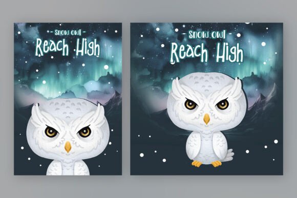 Download Nursery Decor, Snow Owl Poster - Owl Collection