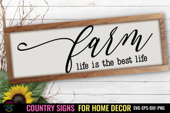 Download Farm Life I Country Signs Home Decor SVG - Farm Collection