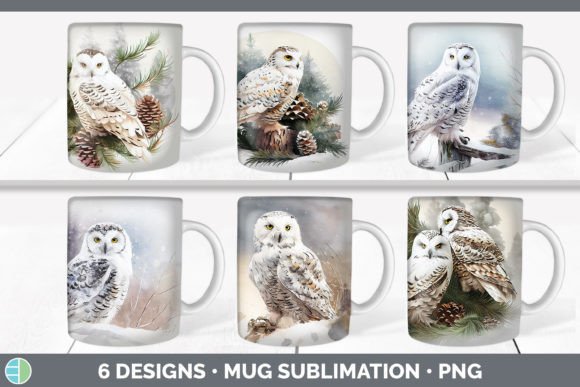 Download Christmas Snowy Owl Mug Sublimation | Co - Owl Collection