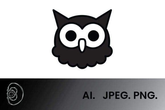 Download Black and White Owl Head Illustration - Owl Collection