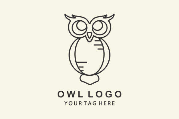 Download Owl Logo Line Art Illustration Vector - Owl Collection